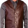 Vest * | Limited Edition Scully Men'S Lambskin Lapel Vest Big