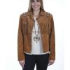 Jackets * | Limited Edition Scully Women'S Boar Suede Beaded Fringe Jacket