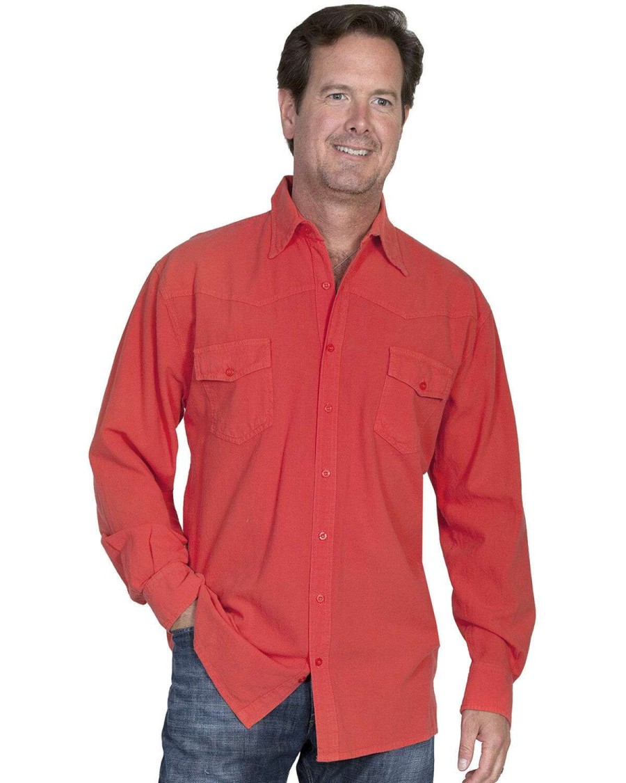 Shirts * | Online Scully Cantina Western Yoke Shirt