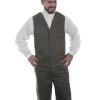 Vest * | Limited Edition Scully Men'S Herringbone Vest