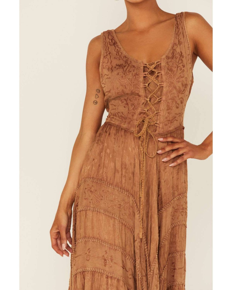 Dresses * | Outlet Scully Women'S Lace-Up Jacquard Dress