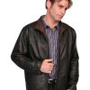 Jackets * | Outlet Scully Premium Lambskin Zip Front Jacket