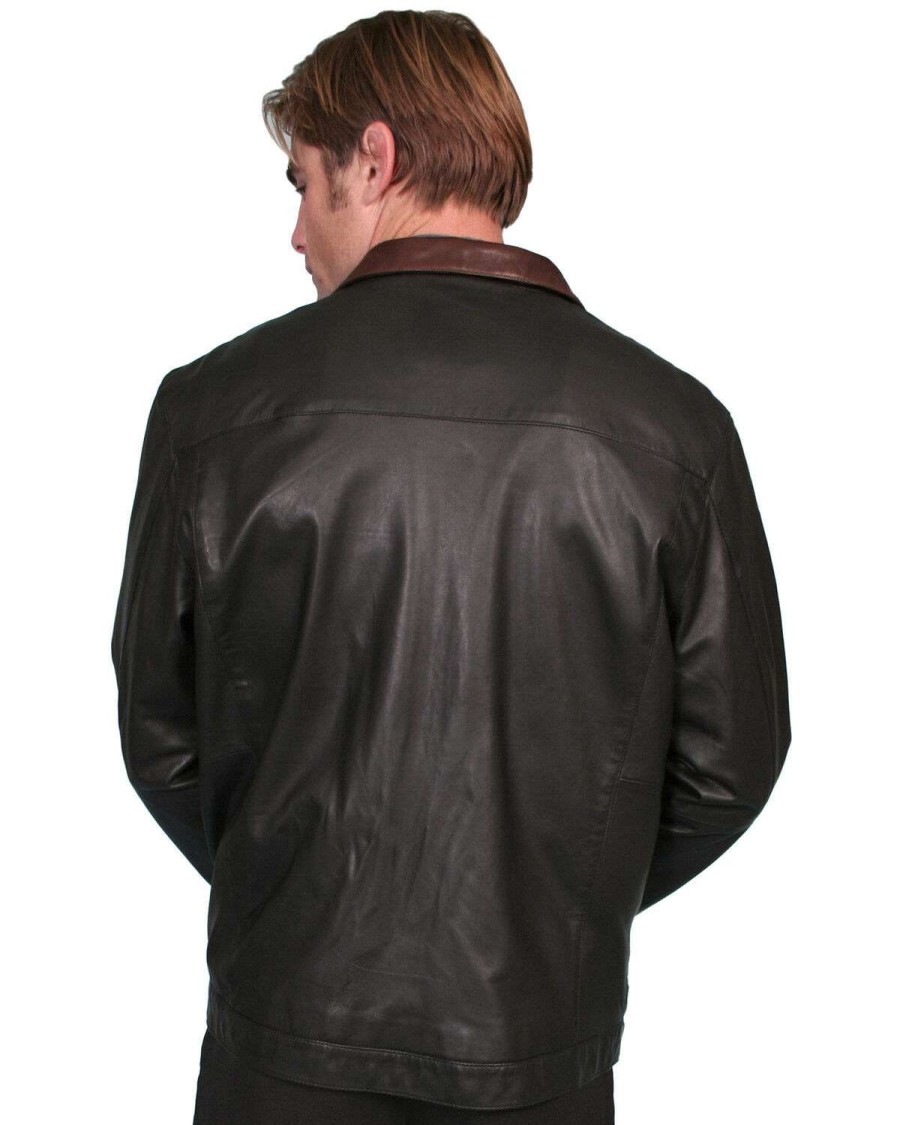 Jackets * | Outlet Scully Premium Lambskin Zip Front Jacket