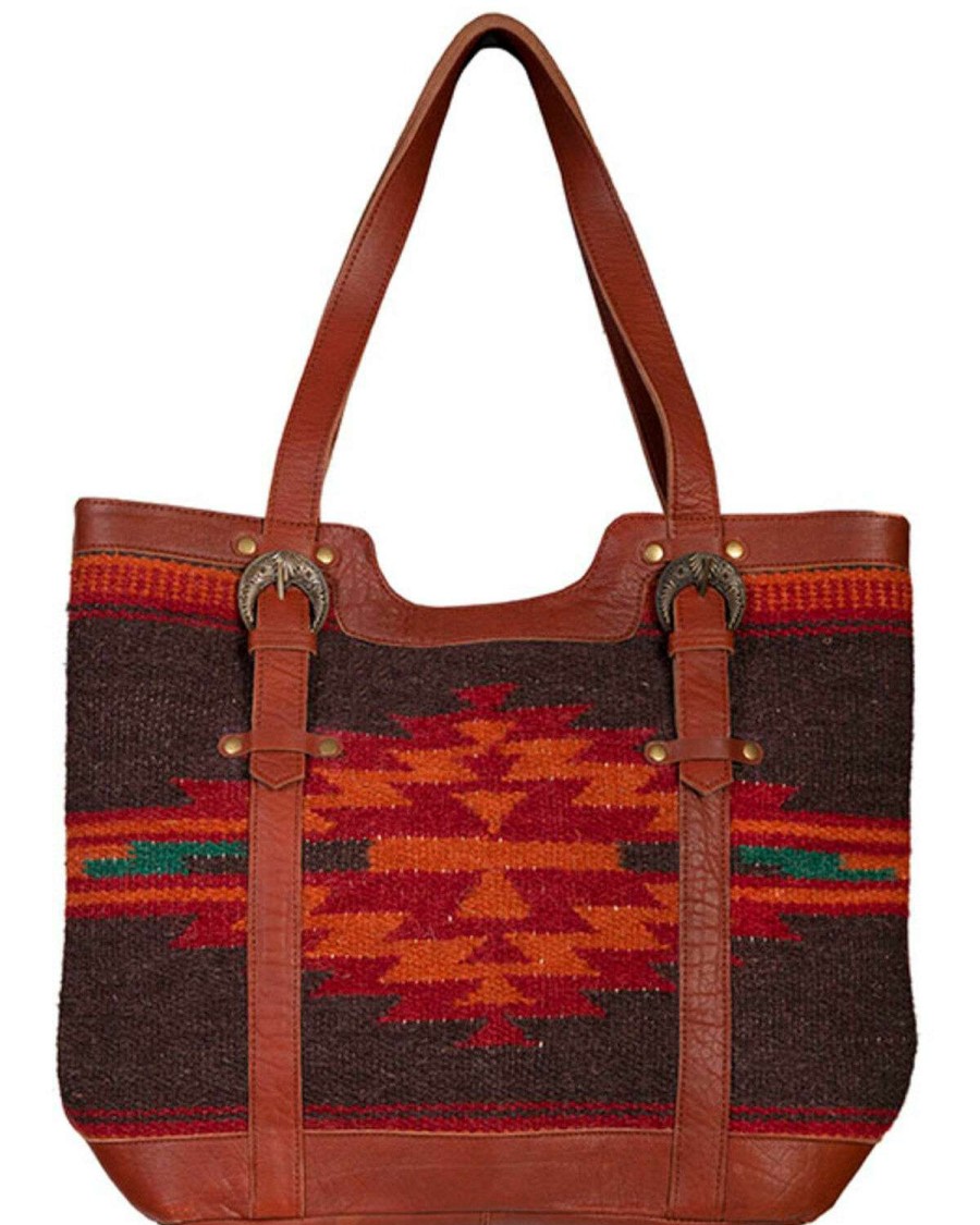 Bags * | Discount Scully Women'S Southwestern Woven Handbag