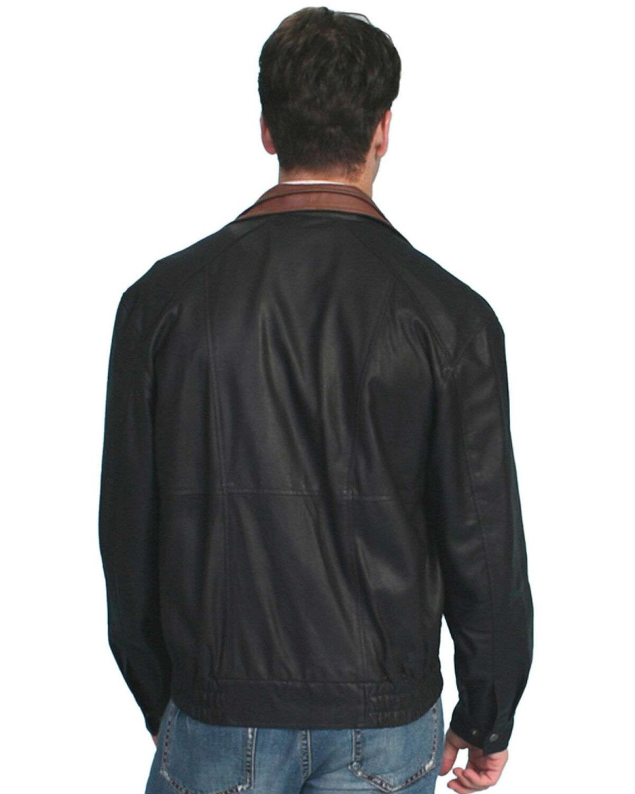 Jackets * | Limited Edition Scully Double Collar Leather Jacket