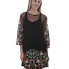 Dresses * | Online Honey Creek By Scully Women'S Mesh Embroidered Dress