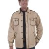 Jackets * | Outlet Scully Men'S Faux Sherpa Lined Jacket