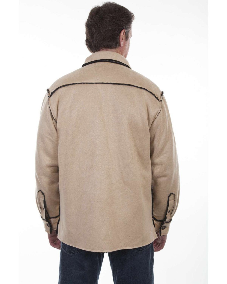 Jackets * | Outlet Scully Men'S Faux Sherpa Lined Jacket