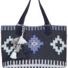 Bags * | Discount Scully Women'S Aztec Woven Handbag