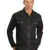 Shirts * | Online Scully Men'S Long Sleeve Western Shirt