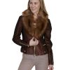 Jackets * | Online Honey Creek By Scully Women'S Faux Fur Copper Jacket