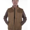 Vest * | Sale Scully Men'S Canvas Vest