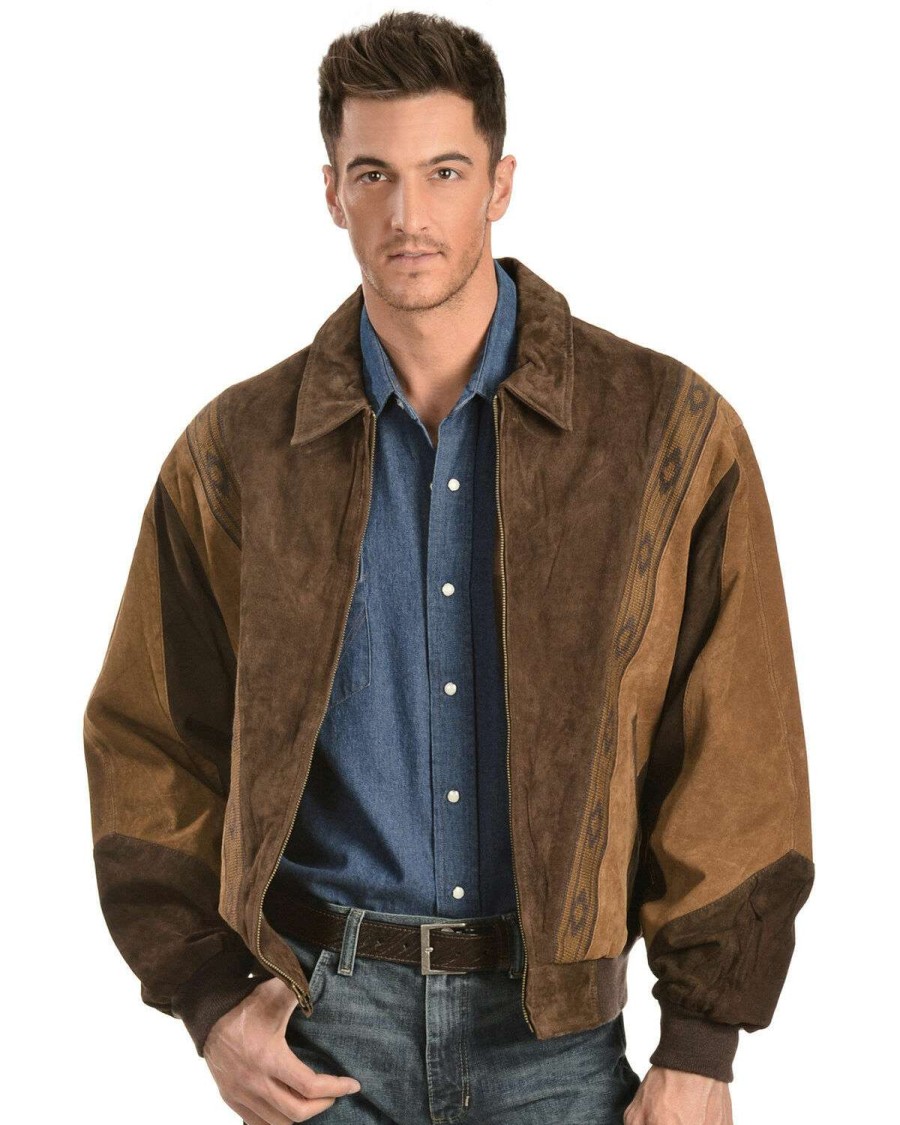 Jackets * | Outlet Scully Men'S Suede Rodeo Jacket