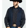 Vest * | Online Scully Rangewear Men'S Western Wool Four Pocket Vest