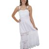 Dresses * | Outlet Cantina By Scully Women'S White Front Pocket Maxi Dress